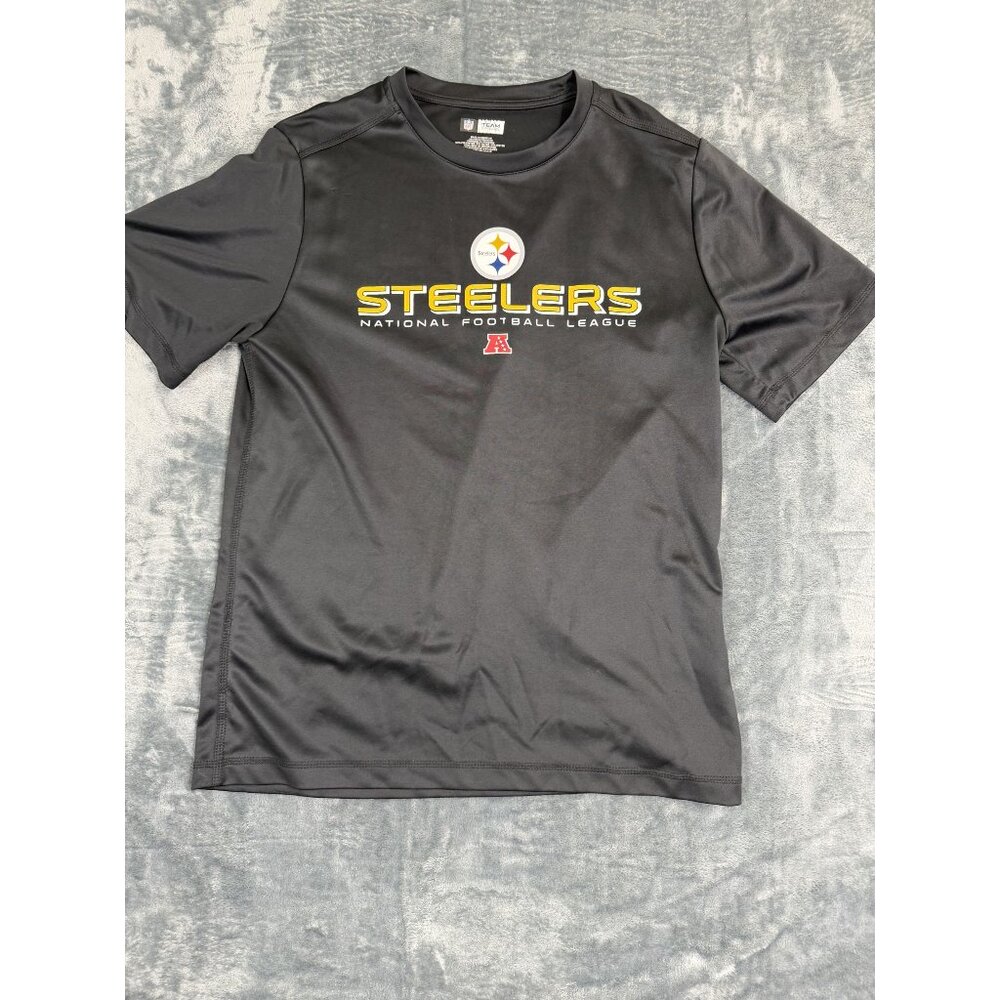 NFL Steelers Mens Large Black Team Apparel T-Shirt Short Sleeve